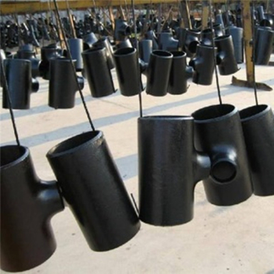 Sch80 Dn500 Carbon Steel Reducing Tee / ASME Buttweld Fittings A234 WPB